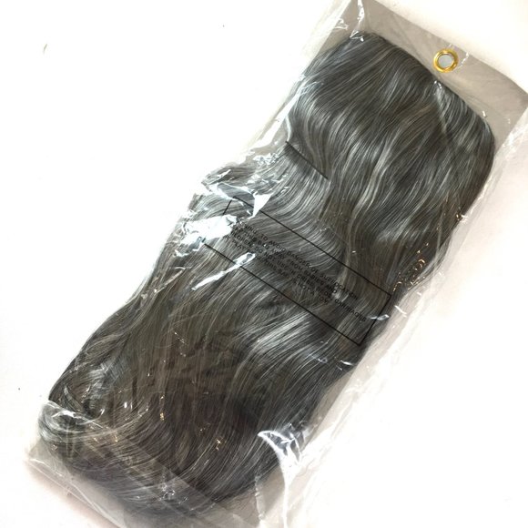 Long Grey Wig Theatrical Halloween Disguise NOS NWT - Picture 3 of 6